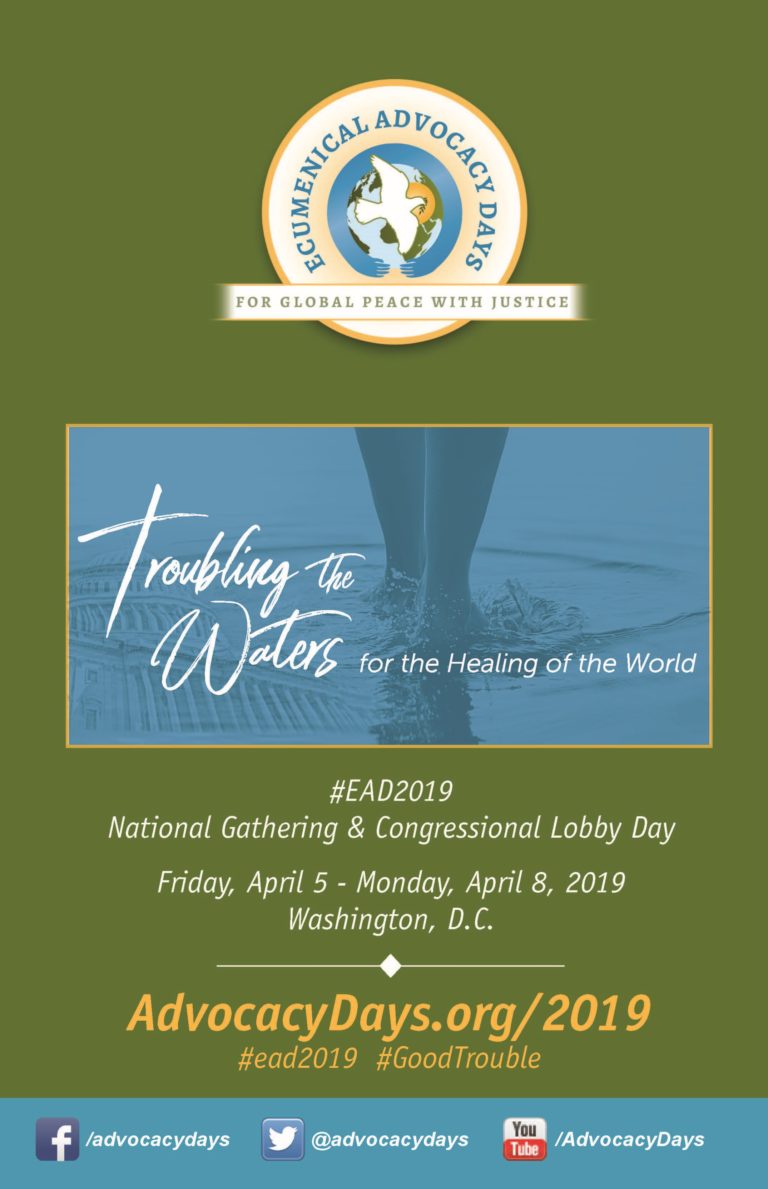 2019: Troubling the Waters - Ecumenical Advocacy Days for Global Peace ...